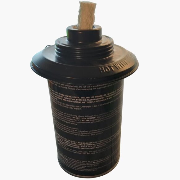 Mainstays Torch Fuel Canister 12 Oz Refillable Wick Safety Cap New Empty - Picture 3 of 6